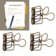 thumbnail image 5 of Clips para carpetas 50 piezas ANGGREK Abrazaderas de papel 32 mm Fuerte fuerza de sujeción para boletos, 5 of 8