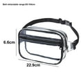thumbnail image 2 of Riñonera transparente de PVC, bolsa de almacenamiento para deportes al aire libre, 2 of 5