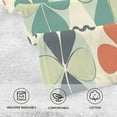 thumbnail image 5 of Yayeee 2 Pack Hand Towels for Bathroom 100% Cotton 16" x 28" Soft Absorbent Kitchen Towel, Beige Clover Pattern, 5 of 7