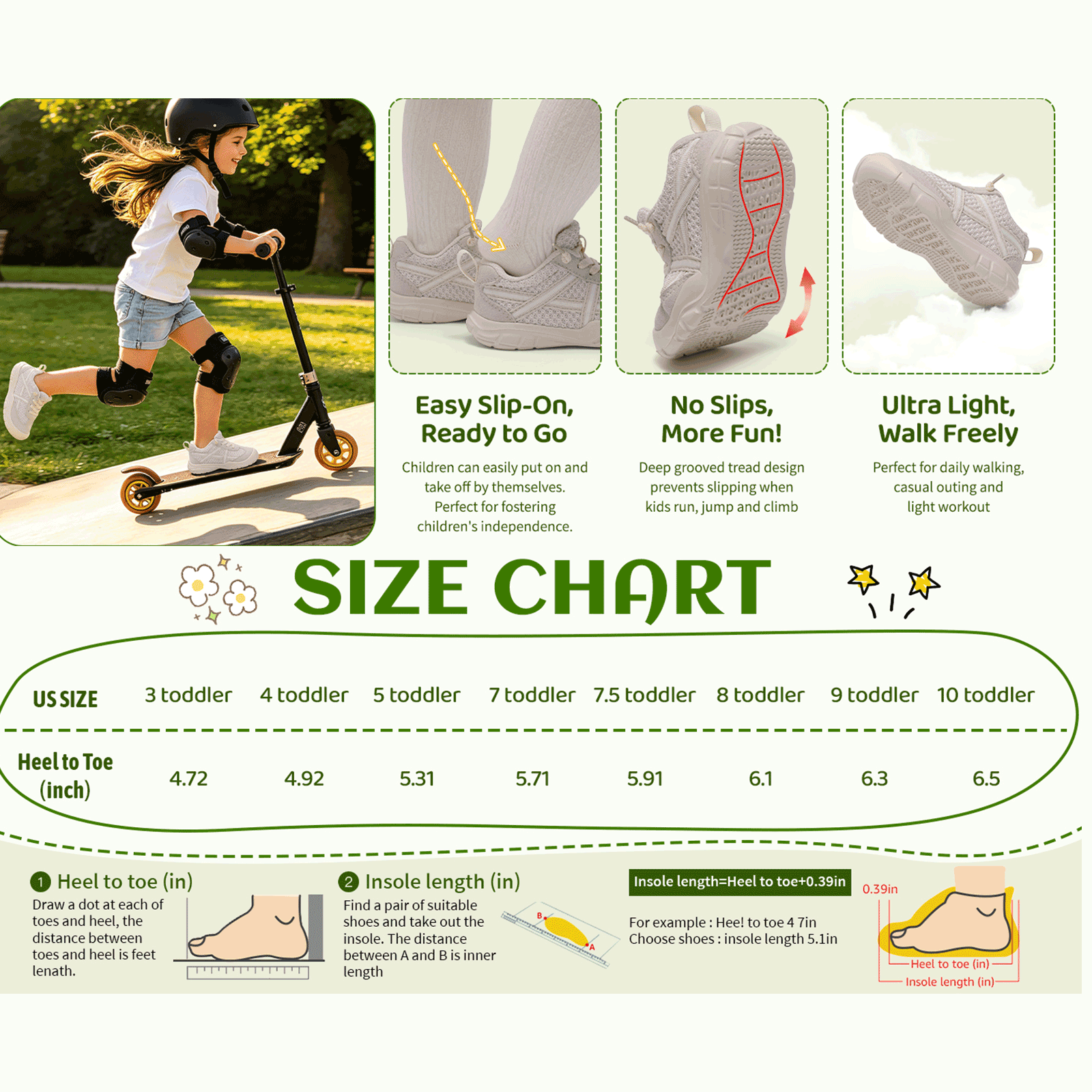 Barerun Toddler Pull-On Knit Walking Shoes photo 2