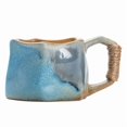 thumbnail image 3 of Taza de forma irregular: taza de cerámica retro, gres con esmalte que cambia de horno, elegante taza de café/latte/agua (300 ml), 3 of 3