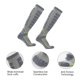 thumbnail image 3 of 2 pares de calcetines de esquí de lana merino térmicos hasta la rodilla invierno Snowboard calcetines deportivos hombres mujeres, 3 of 5