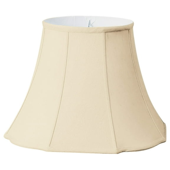 Royal Designs Flare Bottom Outside Corner Scallop Beige Lamp Shade, 5 x 10 x 8