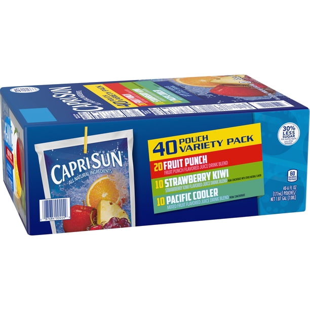 Capri Sun Variety Pack, 6 Fl Oz, 40 Pack - Walmart.com