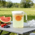 thumbnail image 5 of 1.8L Large Capacity Refrigerator Water Kettle, Heat Resistant Lidded Tea Strainer Pot, Portable Beverage Dispenser for Household Daily Fruit Tea Cold Water Storage, 5 of 6