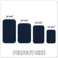 thumbnail image 4 of OEAKAY Bathroom Rugs,24"x16",Non Slip Shower Bath Room,Extra Soft and Absorbent,Bath Mats for Bathroom Floor,Machine Wash Dry Carpet Mat for Tub,Navy Blue 24"x16", 4 of 7