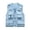#218-Sky Blue, variant on Warop Women's Vest with Zipper Closure, Multiple Pockets, V-Neck, All-Season Outdoor Photography Workwear for Travel and Daily Use