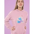 thumbnail image 2 of Manga Couple Soft Embrace Hoodie Women -Image by Shutterstock, Female XX-Large, 2 of 4