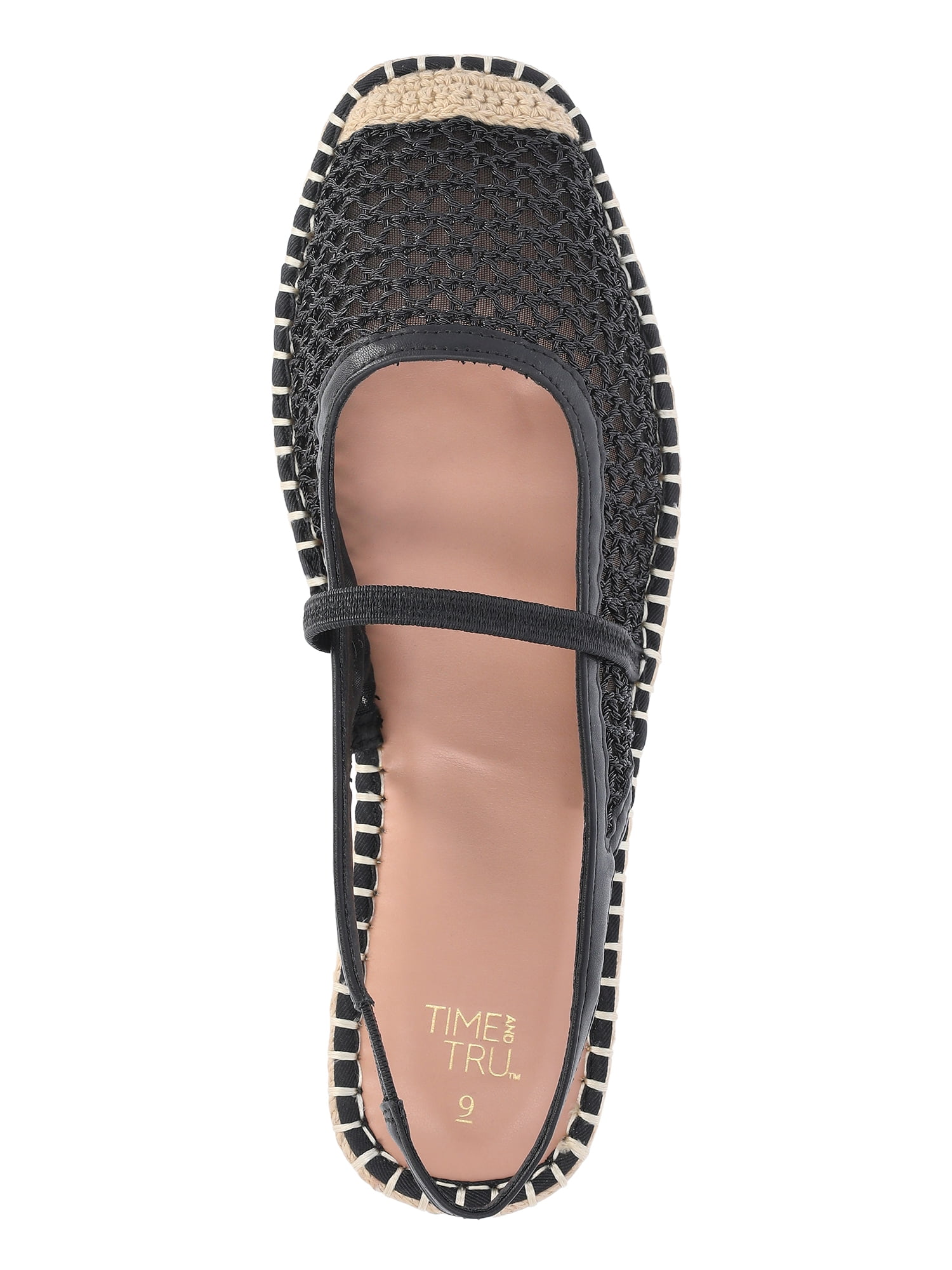 Time and Tru Women's Espadrille Slingback Shoes