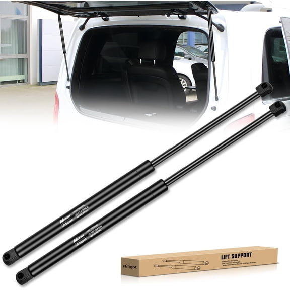 Nilight Rear Window Glass Struts 6678 for Jeep Wrangler 2011-2015, Rear Shocks Gas Struts 20 Inch, 2PCS Set Rod