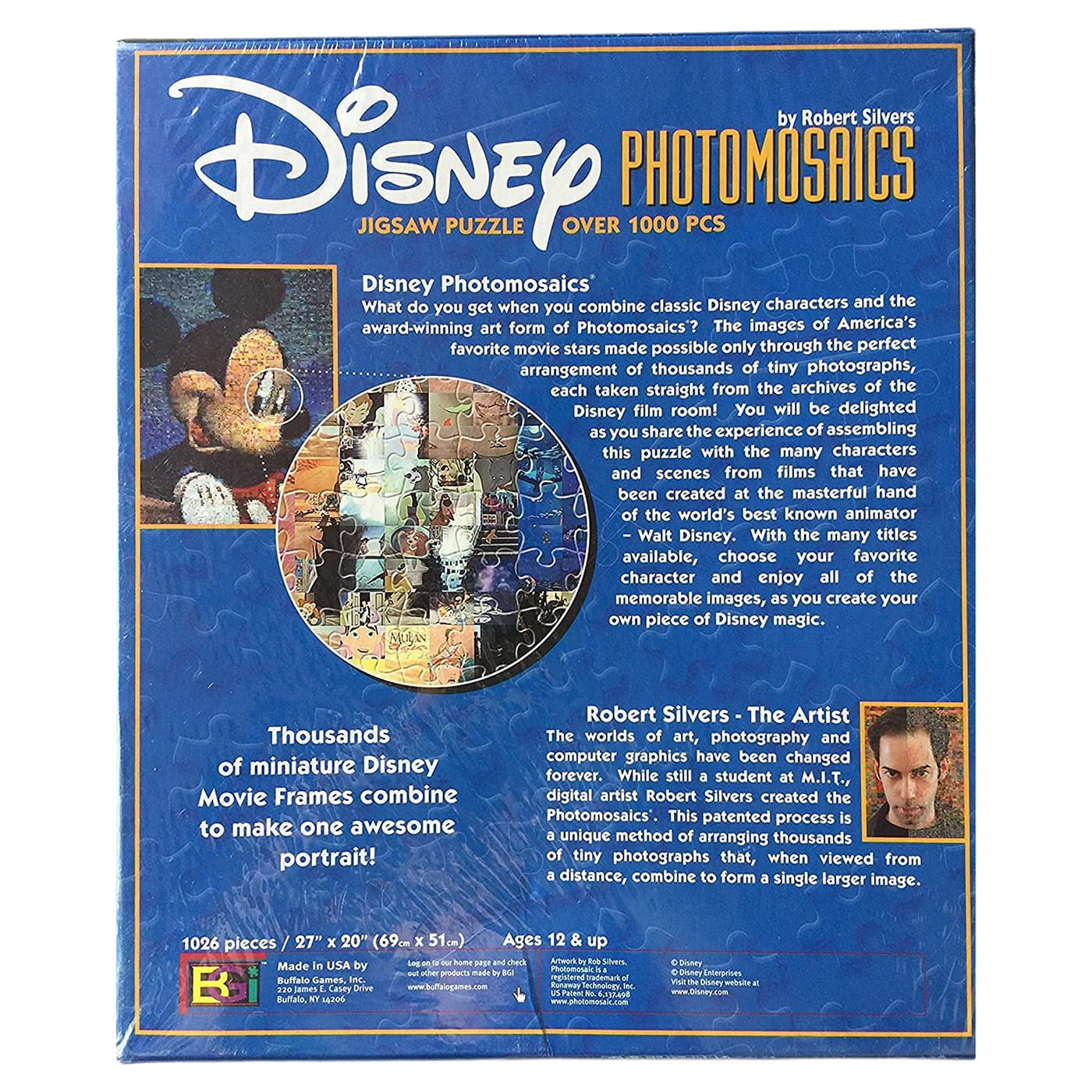 Disney Photomosaic: Mickey Mouse - Walmart.com