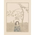 thumbnail image 2 of Leopold Stolba 19x24 Black Ornate Framed Double Matted Museum Art Print Titled: Evening (1906), 2 of 5
