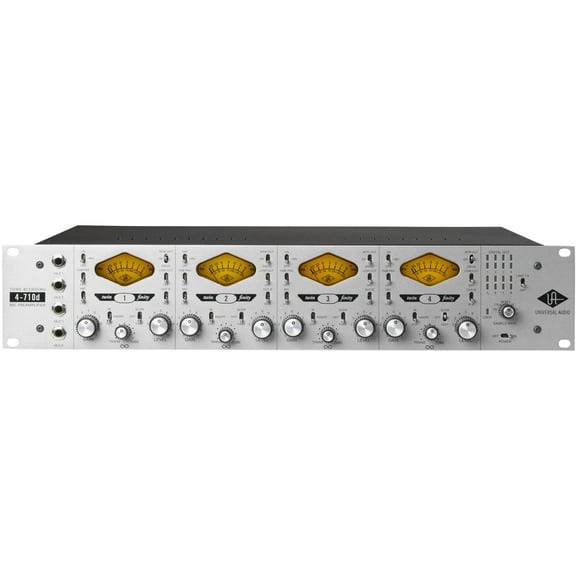 Universal Audio 4-710d Four-Channel Tone-Blending Mic Preamp with Dynamics