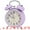 Purple, variant on Unique Bargains Loud Alarm Twin Bell Alarm Clock Purple 4.6"L x 2.2"W x 6.6"H