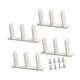 thumbnail image 2 of 4 guías de suelo para puertas corredizas de armario, guías inferiores, rieles de montaje en suelo Blanco, 2 of 9