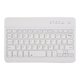 thumbnail image 1 of Teclado Bluetooth inal醡brico con Funda de Cuero con Tapa de Cartera Cubierta Desmontable Teclado para 4.5 '' 6.8 '' Tel閒onos Inteligentes iOS, Android y Windows(White) inalámbrico ligero Higoodz Accesorios Electrónicos, 1 of 7