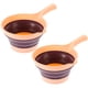 thumbnail image 2 of EeaseMX 2 cucharones de plástico para agua, cucharón plegable para cocina, 2 of 7