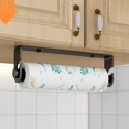 thumbnail image 5 of Soportes para toallas de papel, soporte para toallas sin perforaciones, acero inoxidable para baño y cocina, 5 of 5