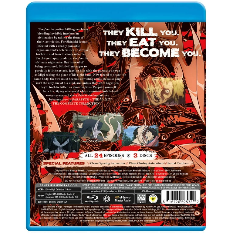 Parasite DVD アニメ Buy Parasyte -the maxim- DVD Part 2 - $14.99 at PlayTech