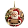 thumbnail image 5 of Mecorevxz Christmas Decorations Santa Claus Acrylic Hanging Ornaments Suitable for Christmas Tree Decorations,Christmas Gifts,3.15Inch, 5 of 5