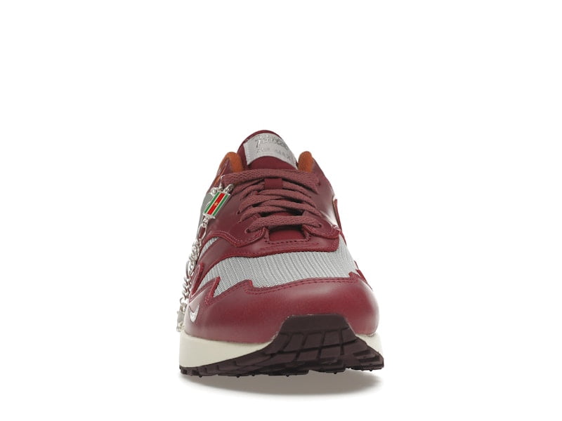 Nike Men's Air Max 1 Patta Waves Rush Maroon (with Bracelet) Running Shoes, from StockX
