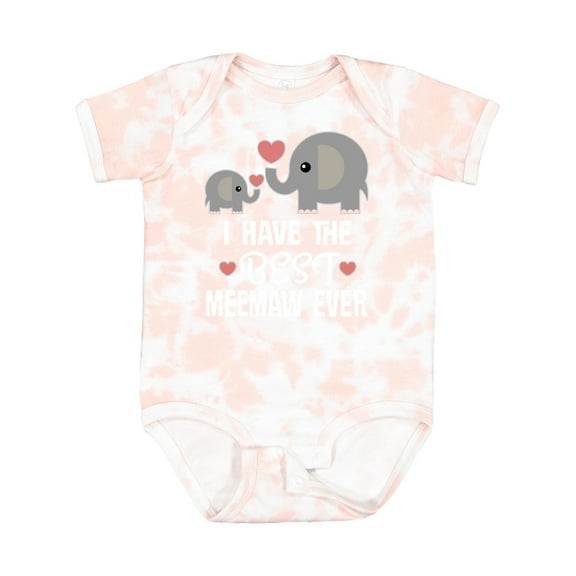 Inktastic Best Meemaw Ever Grandkids Boys or Girls Baby Bodysuit