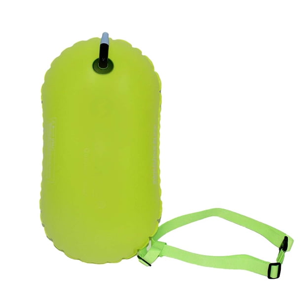 Bolsa de natación seca Wosthever boya salvavidas inflable impermeable PVC amarillo