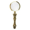 thumbnail image 4 of lionlar Mini Jewelry Magnifier Optical Glass Shatterproof Design with Handle Lightweight Golden, 4 of 9