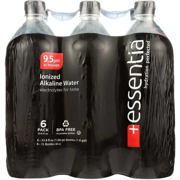 Essentia 9.5 pH Super Hydrating Water, 1 Liter -- 12 per case.