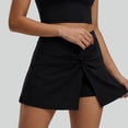 thumbnail image 5 of PBFRDSJ Womens Flowy Wrap Skirt Y2K High Waisted Athletic Skorts with Build-in Shorts Side Slit Mini Tennis Skirt, 5 of 5