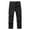 Black, variant on Ayfxijin Cargo Pants for Men，Men's Casual Outdoor Pocket Solid Color Elastic Waist Cargo Pants