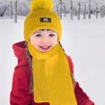 thumbnail image 2 of Set de gorro de invierno y bufanda para niños y niñas de 2 a 7 años, 2 of 7