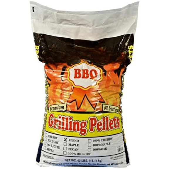 5086 40-Pound BBQ Grilling Wood Pellets, Maple, Hickory and Cherry Blend$$Garden & Patio