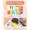 thumbnail image 4 of Set De Arte Dibujo Colores Marcadores Lápices Lonk 145pcs, 4 of 8