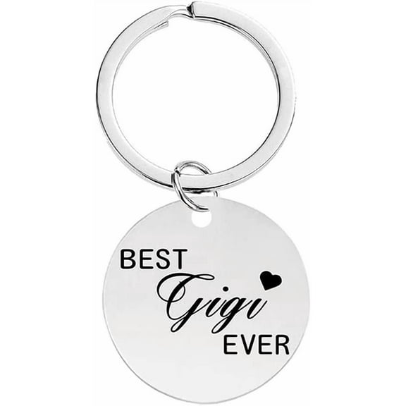 Christmas Birthday Gift for Mimi Gigi Keychain Gifts for Women Grandma Best Gigi Mimi Ever Keyring for Gigi Mimi