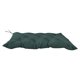 thumbnail image 1 of Cojín de banco de columpio de jardín con protección solar, reemplazo de asiento para muebles de exterior Verde oscuro 100x50x10cm, 1 of 9