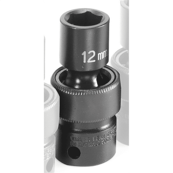 Grey Pneumatic 1012UM 3/8" Drive x 12mm Standard Universal