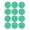 Green, variant on Rupoun 12pcs Button Cover Replace Mechanical Push Button Cover for Kailh Cherry TTC Akko Glorious Switches Arcade Hitbox Controller Replacement Parts Yellow 1.0 inch / 25.4 mm[cite: 1]