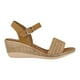 thumbnail image 2 of SANDALIAS CASUALES PARA DAMA STYLO 1109 TEXTIL CAFÉ Stylo 1109, 2 of 4