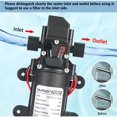 thumbnail image 4 of Bomba de agua de 12 V, conector de alta presión de 20 mm, bomba de diafragma autoaspirante para autocaravana, caravana, barco, jardín Kuyhfg Bienvenido a Kuyhfg, 4 of 5