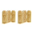 thumbnail image 3 of Bewildely Buddha Statue Carved Locker Box Sculpture Decoration Boxwood Made of Estilo 3 2Conjunto, 3 of 6