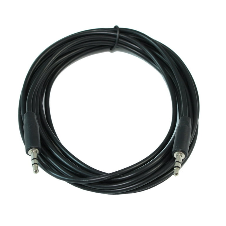 25ft 3.5mm Premium Mini-Stereo TRS Male To 2 RCA Male Audio/Speaker Cable