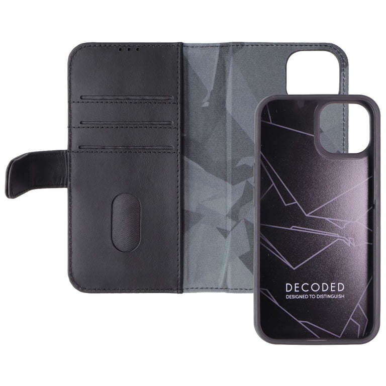 Decoded Detachable Wallet Case for MagSafe for iPhone 13 - Black -  Walmart.com