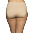 thumbnail image 3 of Vanity Fair Lingerie Women's No Pinch No Show Seamless Hi-Cut Underwear, 3-Pack, 3 of 6