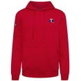 thumbnail image 2 of Men's Levelwear Red Texas Rangers Panoramic Podium Hoodie, 2 of 3