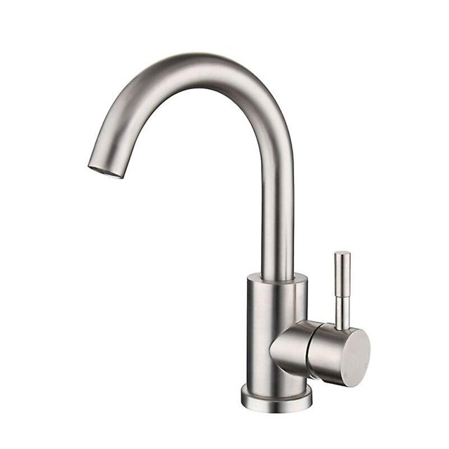 Grifo del fregadero del baño Sailing mezclador de cocina acero inoxidable 304 Giratorio 360 agua fría y caliente ajustable