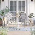 thumbnail image 6 of Furniture of America Tropaz Aluminum Patio Side Chair-Set of 2, Gray, 6 of 9