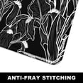 thumbnail image 5 of Large Mouse Pad, Desk Pad, XXL XL Extended Gaming Mouse Pad, Desk Mat for Office & Home, Long Keyboard Mat, Huge Mouse Pad, Desktop Full Cover 35.4 x 15.7 Inches, Art Impressionist Flower Black, 5 of 6