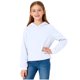 thumbnail image 2 of Cowsor Cute Hoodie for Teen Girls Trendy Solid Color Preppy Hooded Sweatshirts Kids Pullover Long Sleeve School Outfits, 2 of 7