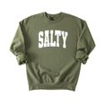 thumbnail image 7 of Salty Sweatshirt for Women, Teens & Girls Distressed Summer Beach Pullover Sweater Army Green Sweatshirt Adult X-Large, 7 of 7